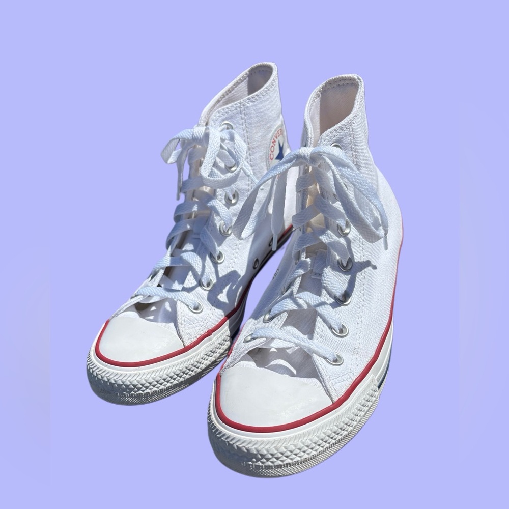 White Converse All-Star High-Tops